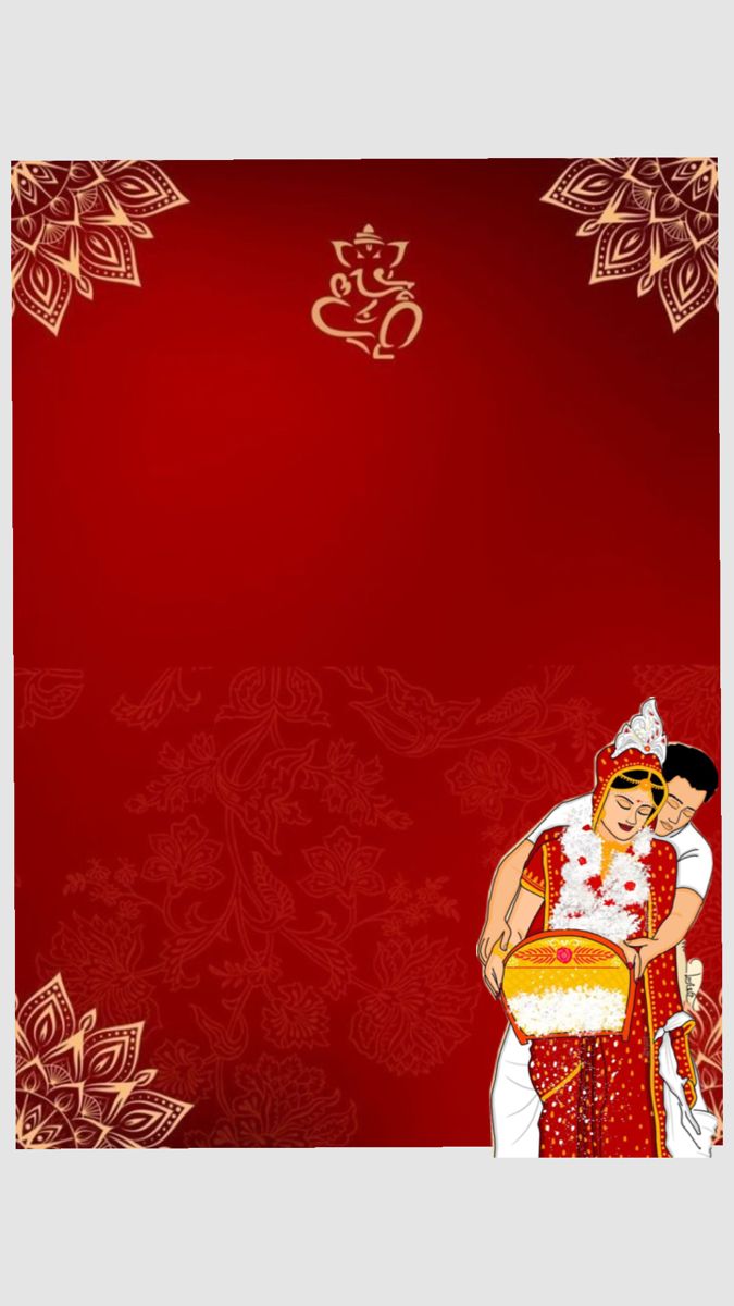 Wedding card template