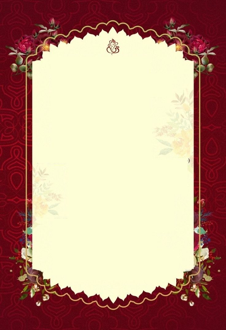 Wedding card template