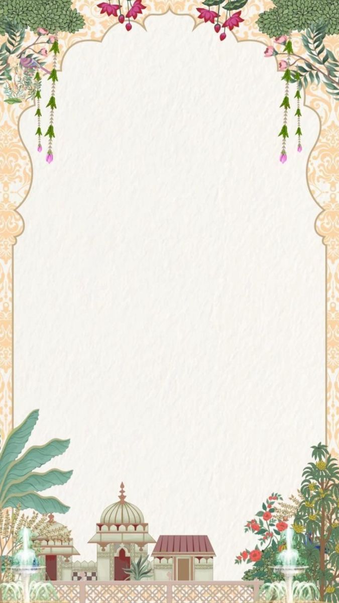 Wedding card template