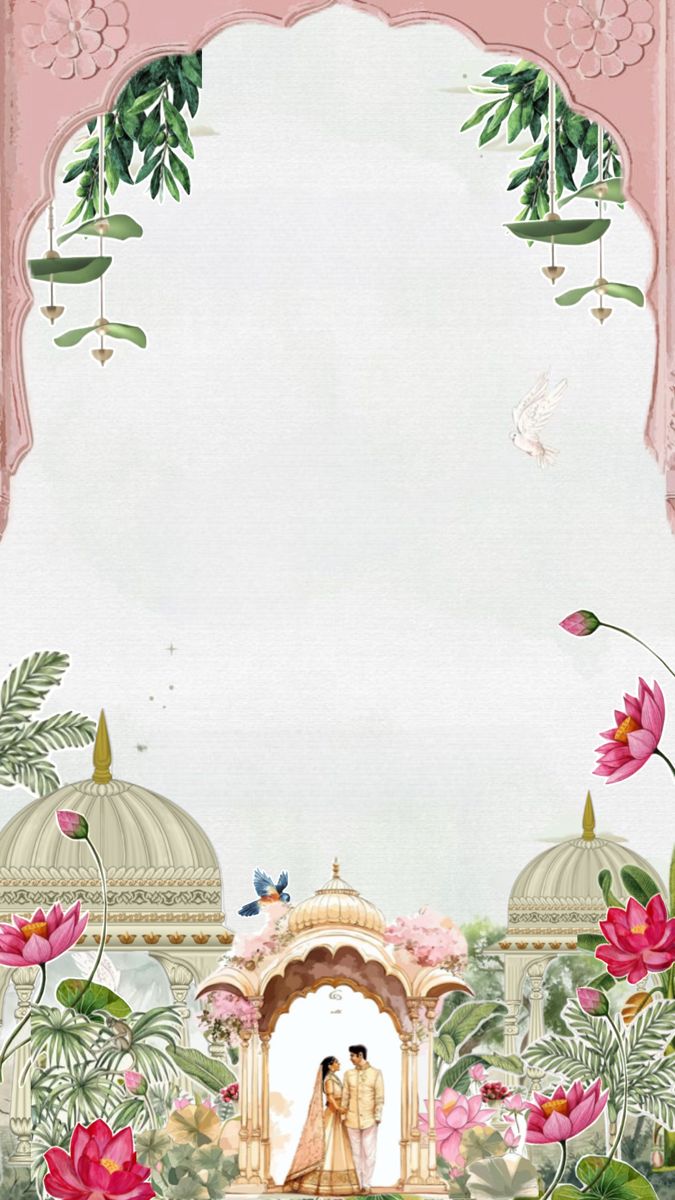 Wedding card template