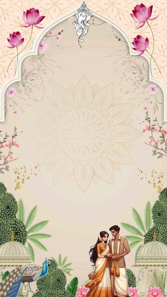 Wedding card template